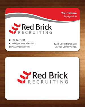 Business Card Design by Sbss for Footprints Recruiting, inc. | Design: #1213930