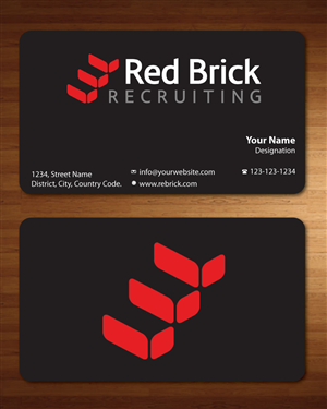 Business Card Design by Sbss for Footprints Recruiting, inc. | Design: #1213931