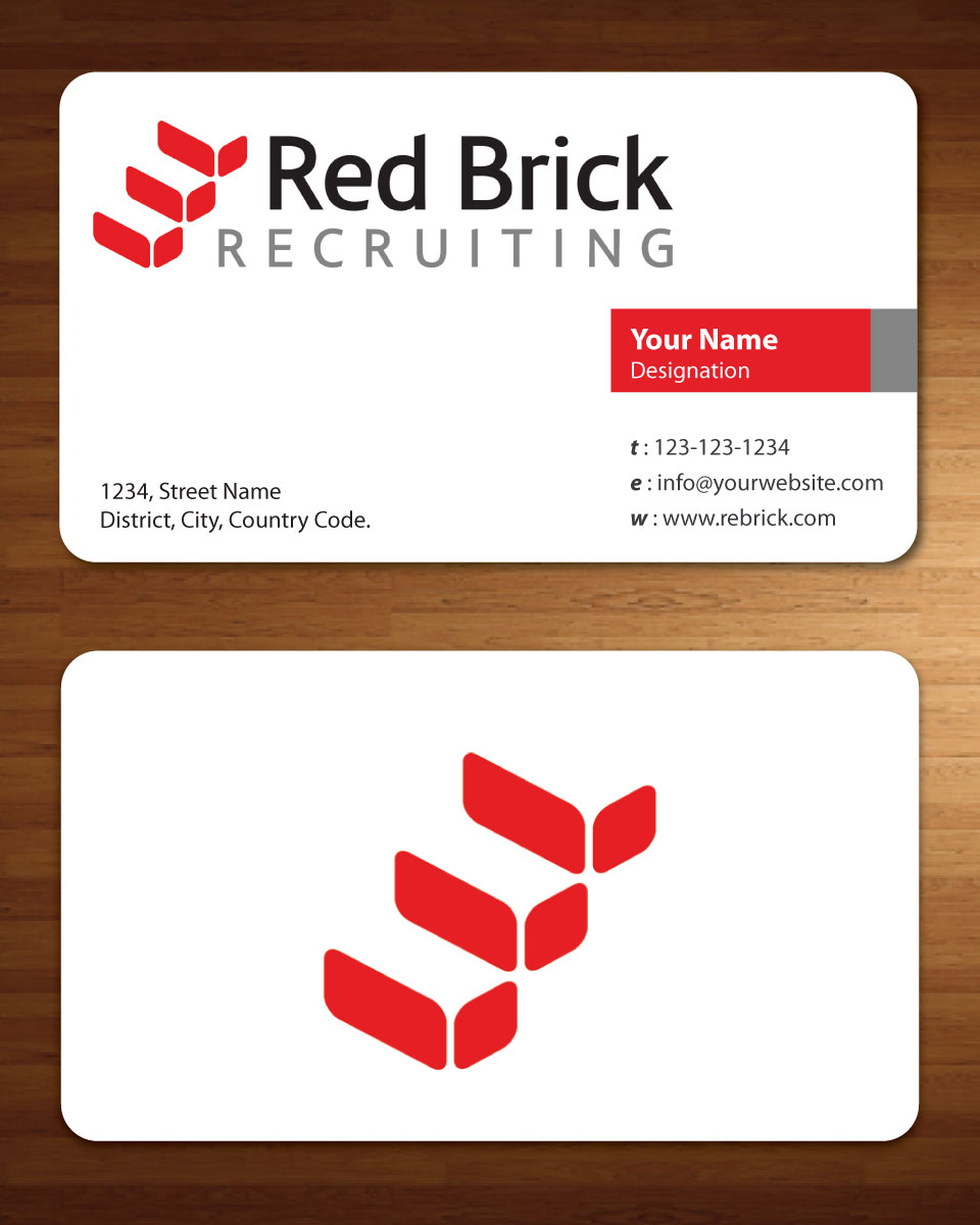 Diseño de Tarjeta de Presentación por Sbss para Footprints Recruiting, inc. | Diseño #1213932