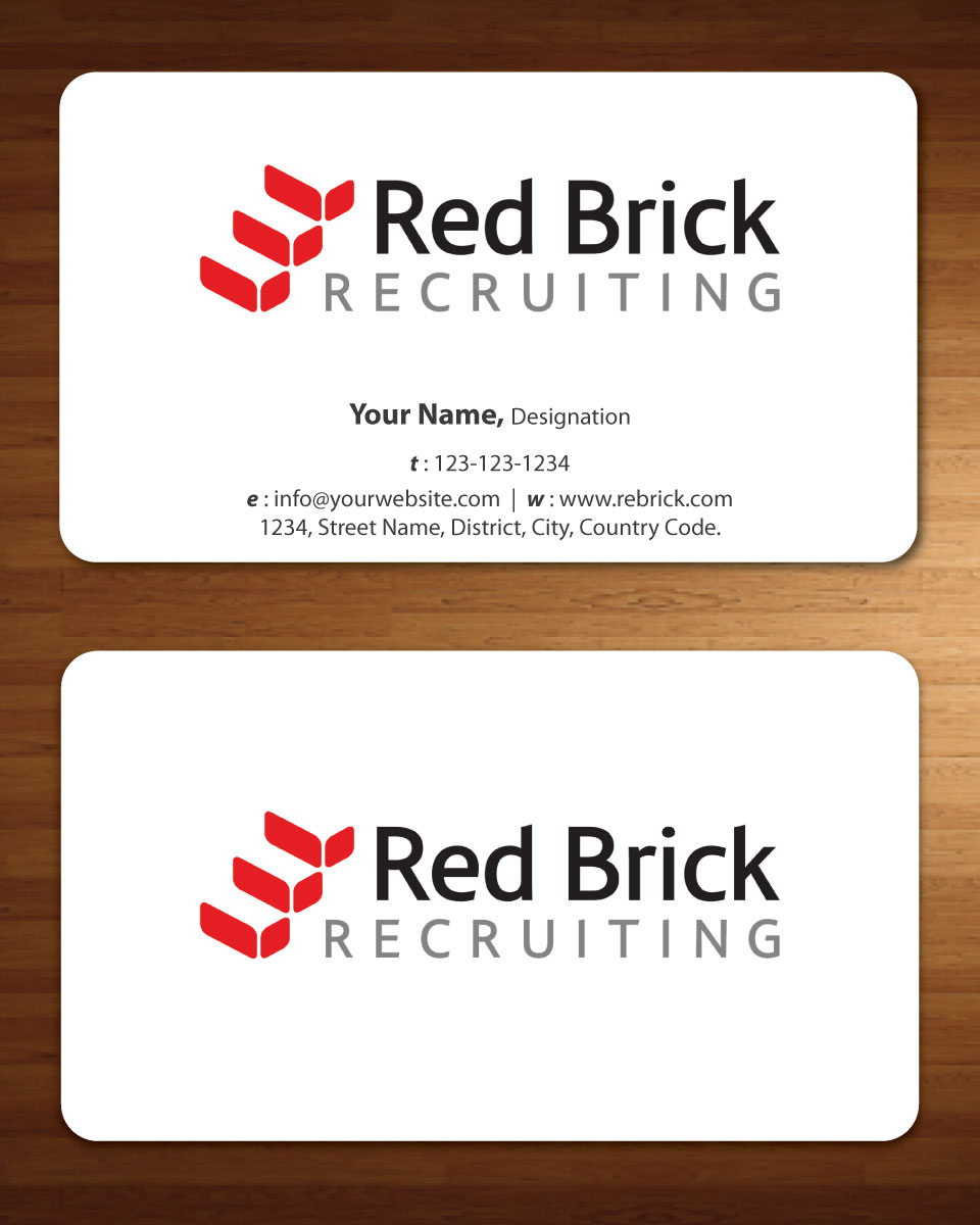 Diseño de Tarjeta de Presentación por Sbss para Footprints Recruiting, inc. | Diseño #1213933