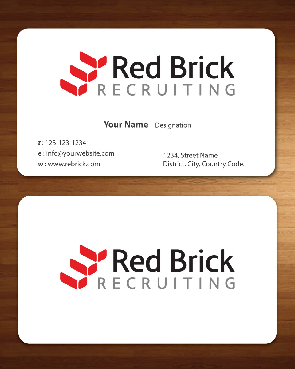 Diseño de Tarjeta de Presentación por Sbss para Footprints Recruiting, inc. | Diseño #1213936