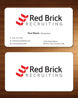 Business Card Design by Sbss for Footprints Recruiting, inc. | Design: #1213936