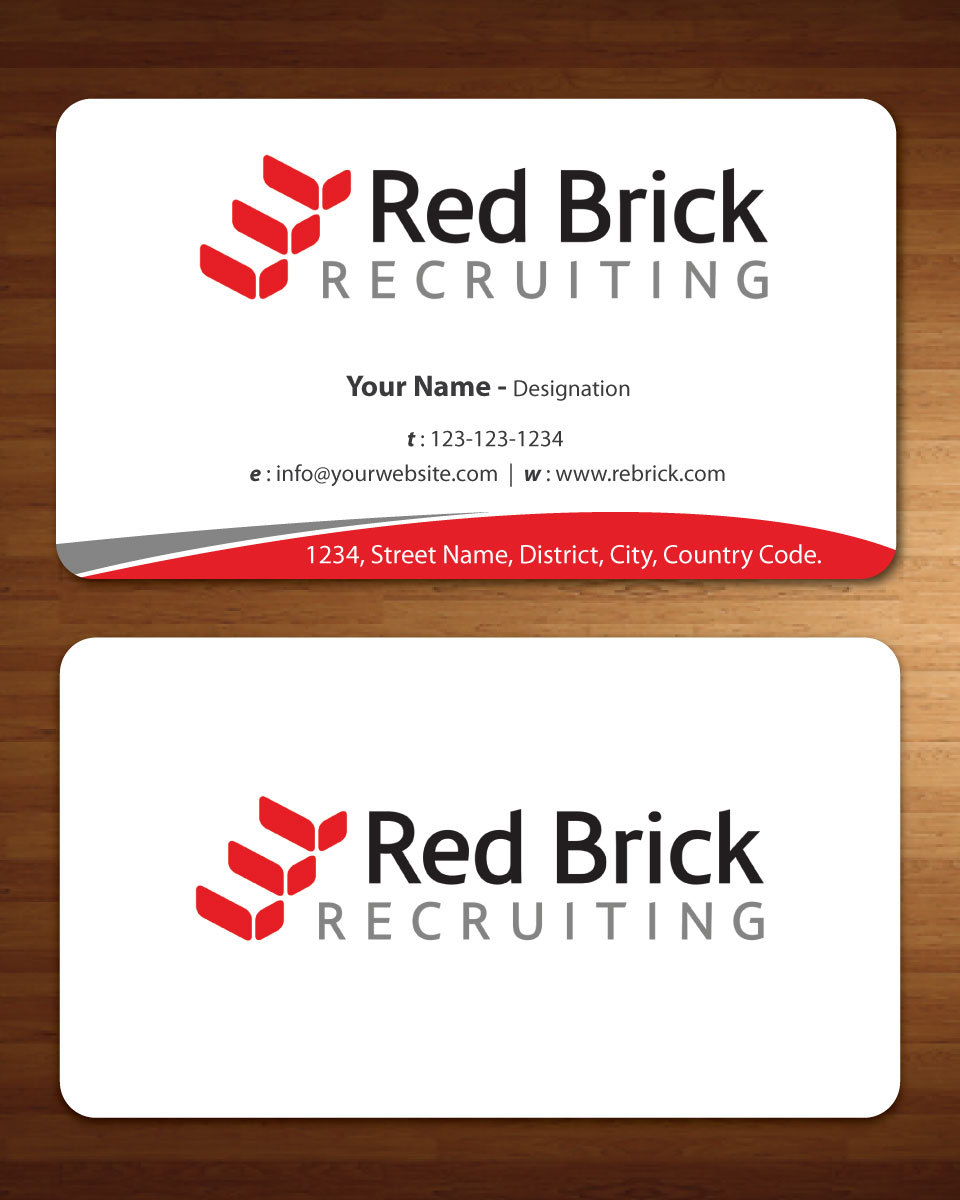 Business Card Design by Sbss for Footprints Recruiting, inc. | Design #1213937
