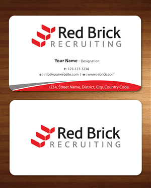 Business Card Design by Sbss for Footprints Recruiting, inc. | Design: #1213937