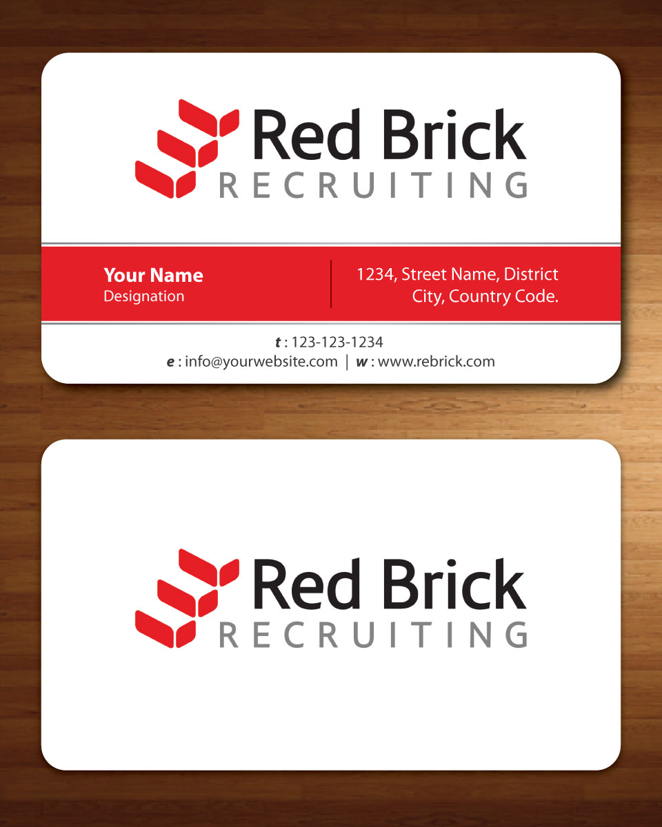 Diseño de Tarjeta de Presentación por Sbss para Footprints Recruiting, inc. | Diseño #1213939