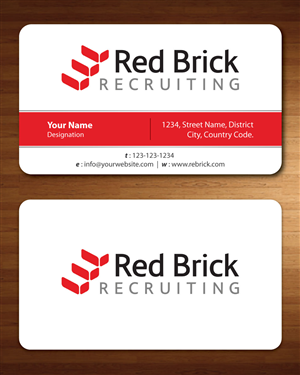 Business Card Design by Sbss for Footprints Recruiting, inc. | Design: #1213939