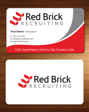Business Card Design by Sbss for Footprints Recruiting, inc. | Design: #1213940