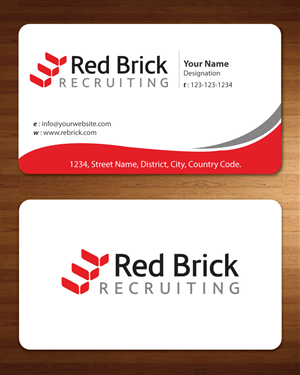 Business Card Design by Sbss for Footprints Recruiting, inc. | Design: #1213941