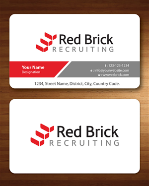 Business Card Design by Sbss for Footprints Recruiting, inc. | Design: #1213943
