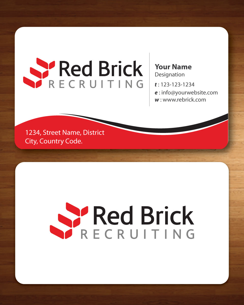 Business Card Design by Sbss for Footprints Recruiting, inc. | Design #1213945