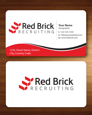 Business Card Design by Sbss for Footprints Recruiting, inc. | Design: #1213945