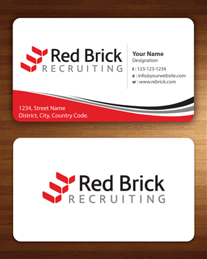 Business Card Design by Sbss for Footprints Recruiting, inc. | Design: #1213947