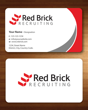 Business Card Design by Sbss for Footprints Recruiting, inc. | Design: #1213948