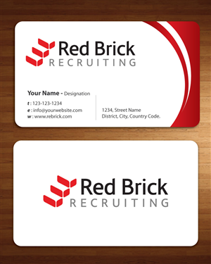 Business Card Design by Sbss for Footprints Recruiting, inc. | Design: #1213949
