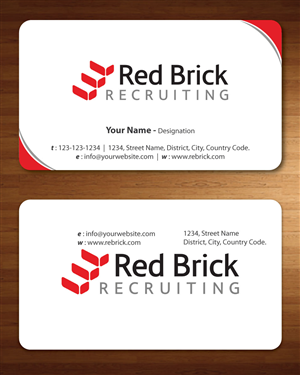 Business Card Design by Sbss for Footprints Recruiting, inc. | Design: #1213950