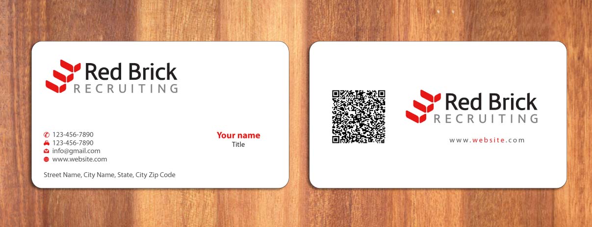 Diseño de Tarjeta de Presentación por Sbss para Footprints Recruiting, inc. | Diseño #1213954