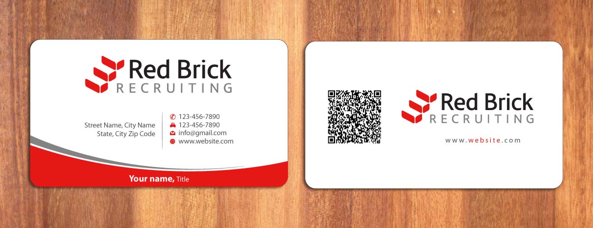 Diseño de Tarjeta de Presentación por Sbss para Footprints Recruiting, inc. | Diseño #1213955