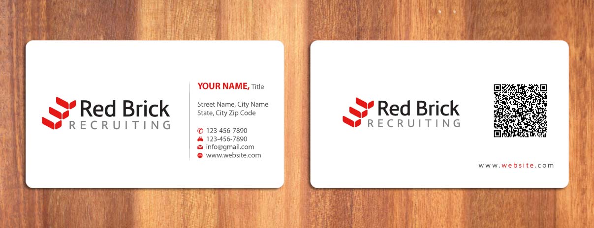Business Card Design by Sbss for Footprints Recruiting, inc. | Design #1213957