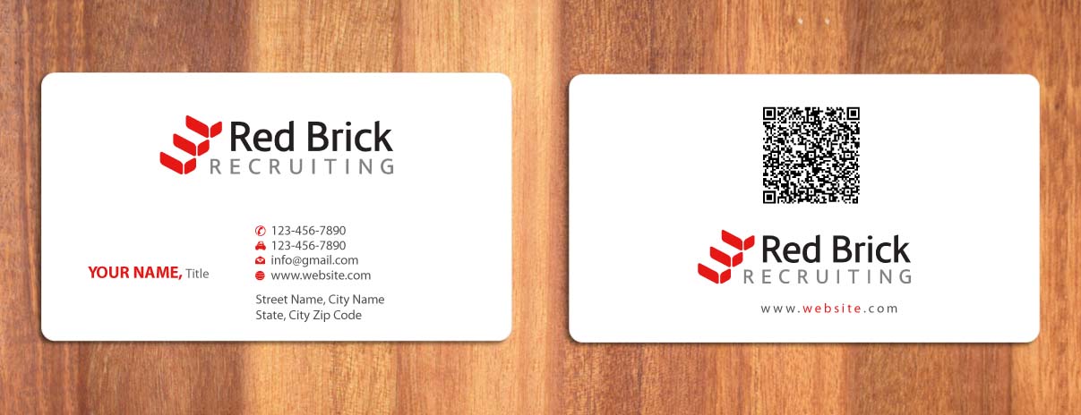 Diseño de Tarjeta de Presentación por Sbss para Footprints Recruiting, inc. | Diseño #1213959