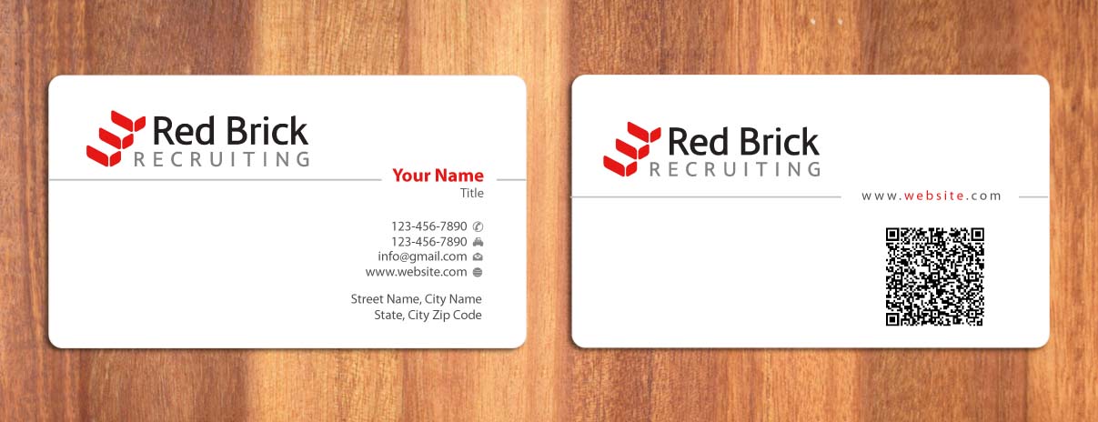 Business Card Design by Sbss for Footprints Recruiting, inc. | Design #1213960