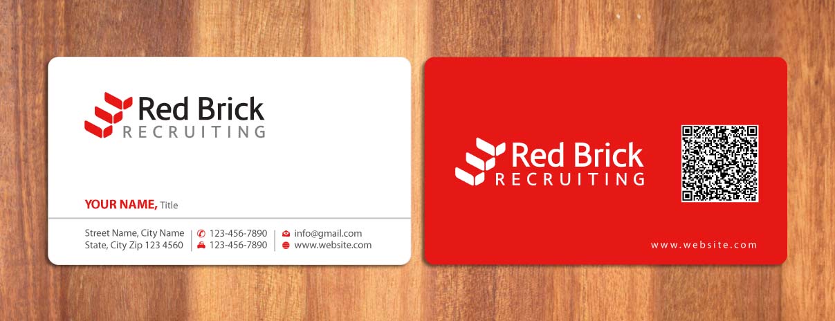Business Card Design by Sbss for Footprints Recruiting, inc. | Design #1213961