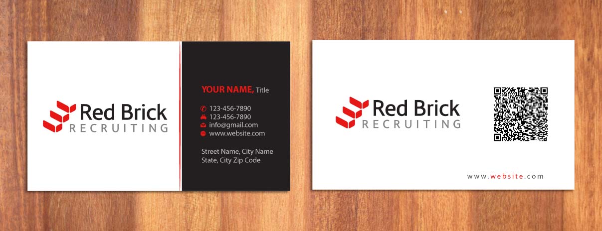 Business Card Design by Sbss for Footprints Recruiting, inc. | Design #1213963