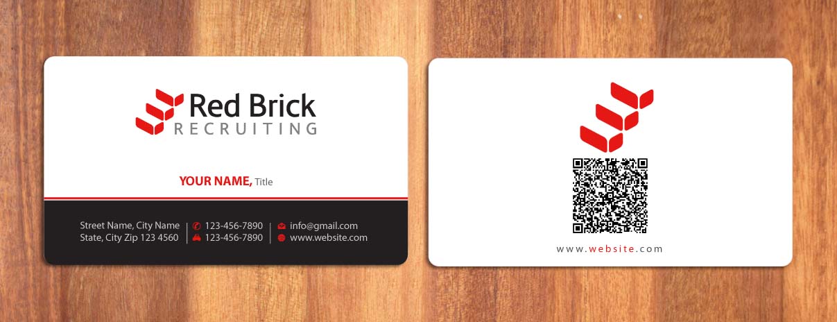 Diseño de Tarjeta de Presentación por Sbss para Footprints Recruiting, inc. | Diseño #1213965