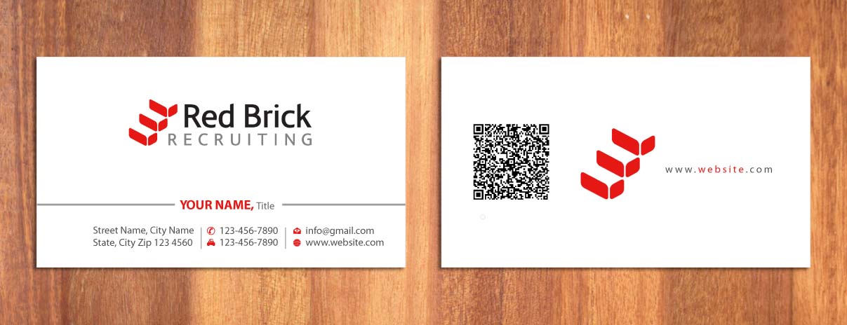 Diseño de Tarjeta de Presentación por Sbss para Footprints Recruiting, inc. | Diseño #1213966