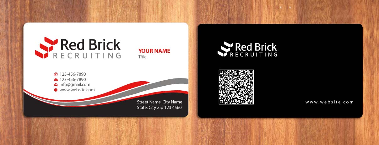 Diseño de Tarjeta de Presentación por Sbss para Footprints Recruiting, inc. | Diseño #1213971