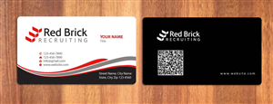 Business Card Design by Sbss for Footprints Recruiting, inc. | Design: #1213971