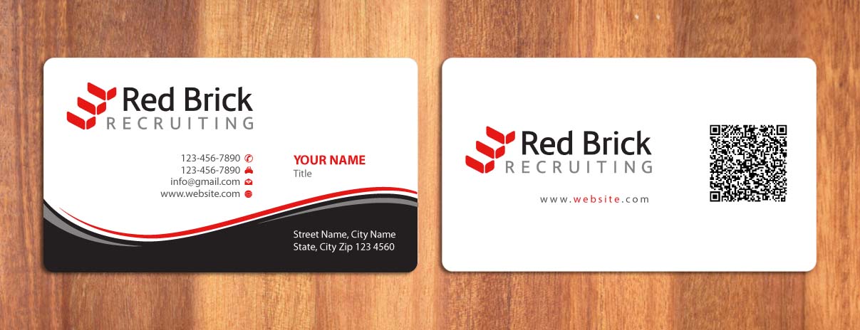 Diseño de Tarjeta de Presentación por Sbss para Footprints Recruiting, inc. | Diseño #1213973