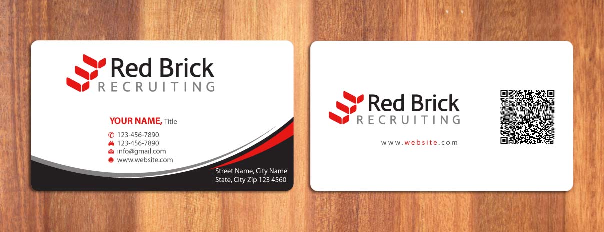 Diseño de Tarjeta de Presentación por Sbss para Footprints Recruiting, inc. | Diseño #1213974