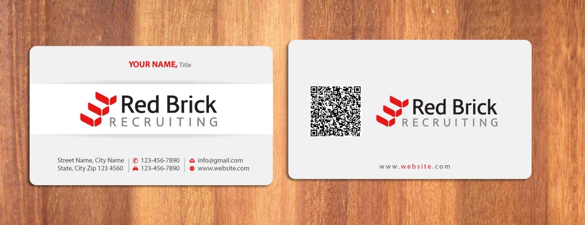 Business Card Design by Sbss for Footprints Recruiting, inc. | Design #1213975