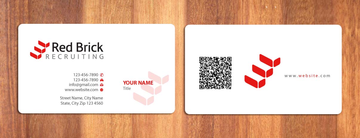 Diseño de Tarjeta de Presentación por Sbss para Footprints Recruiting, inc. | Diseño #1213978