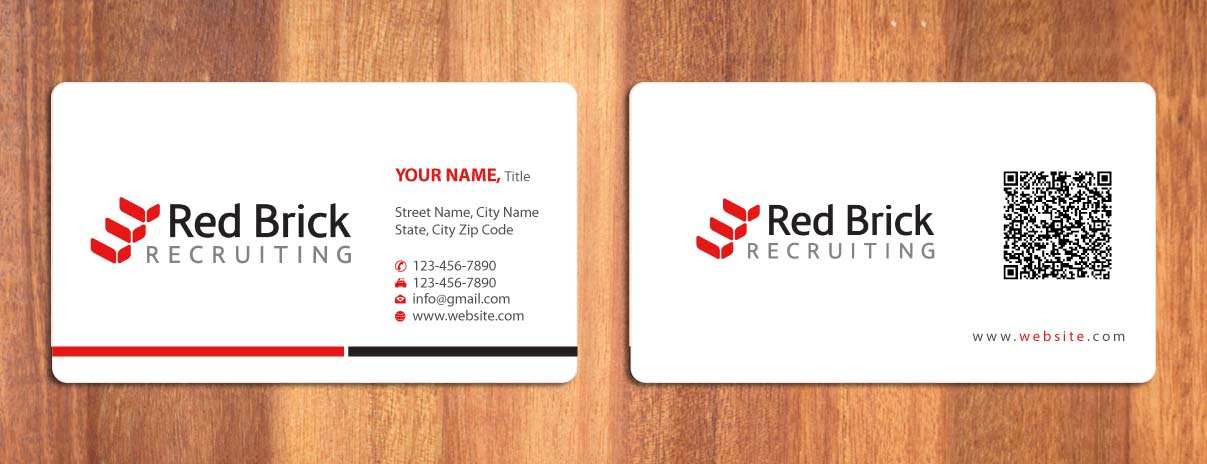 Business Card Design by Sbss for Footprints Recruiting, inc. | Design #1213983