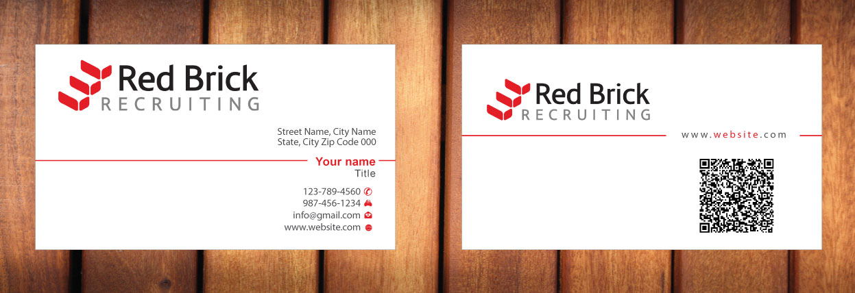 Business Card Design by Sbss for Footprints Recruiting, inc. | Design #1214248