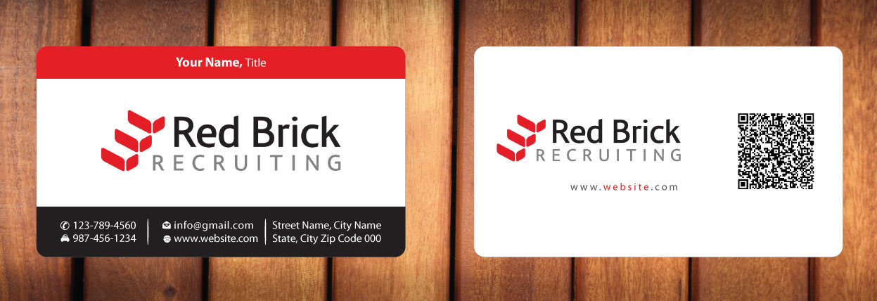 Business Card Design by Sbss for Footprints Recruiting, inc. | Design #1214250