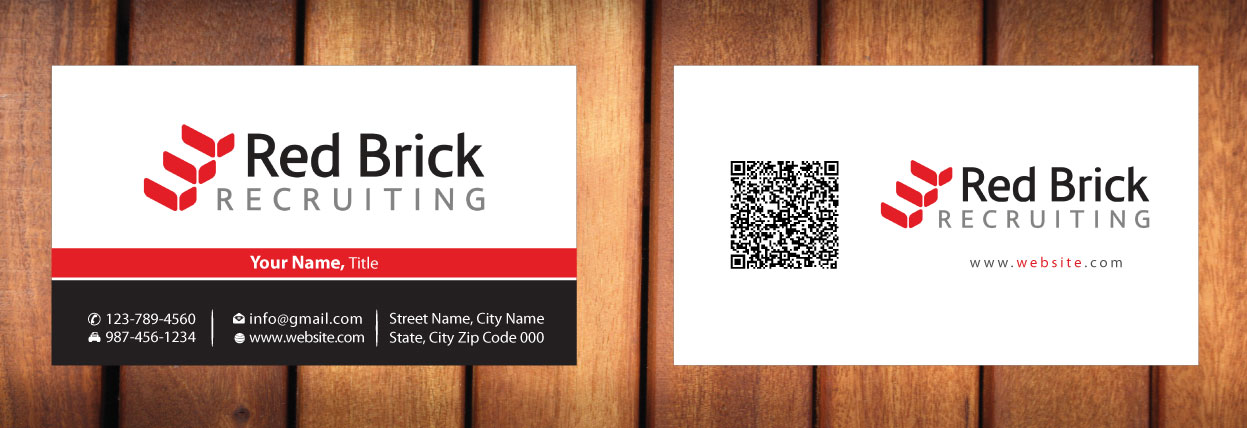 Business Card Design by Sbss for Footprints Recruiting, inc. | Design #1214253