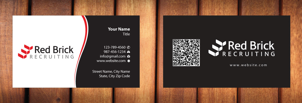 Business Card Design by Sbss for Footprints Recruiting, inc. | Design #1214255