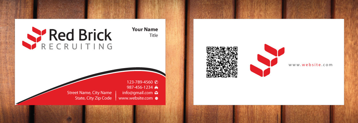 Business Card Design by Sbss for Footprints Recruiting, inc. | Design #1214259