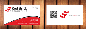 Business Card Design by Sbss for Footprints Recruiting, inc. | Design: #1214259