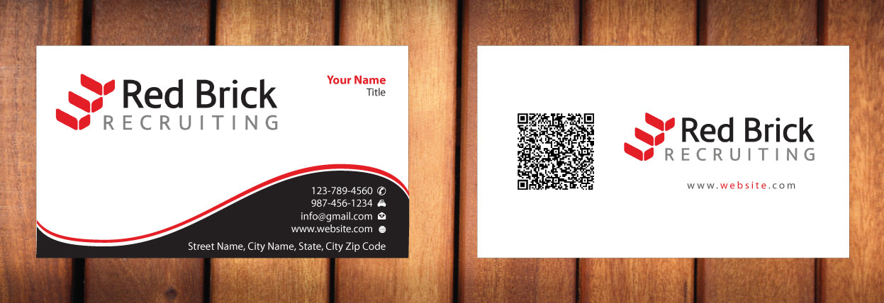 Business Card Design by Sbss for Footprints Recruiting, inc. | Design #1214260