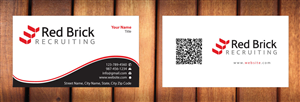 Business Card Design by Sbss for Footprints Recruiting, inc. | Design: #1214260
