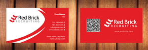 Business Card Design by Sbss for Footprints Recruiting, inc. | Design: #1214262