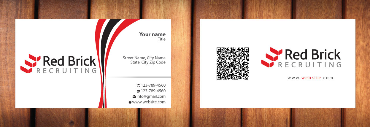Business Card Design by Sbss for Footprints Recruiting, inc. | Design #1214263