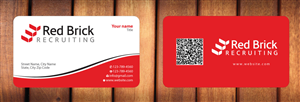 Business Card Design by Sbss for Footprints Recruiting, inc. | Design: #1214264