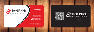 Business Card Design by Sbss for Footprints Recruiting, inc. | Design: #1214265