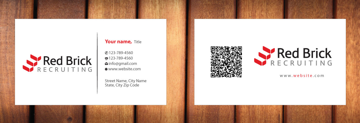 Business Card Design by Sbss for Footprints Recruiting, inc. | Design #1214269