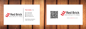 Business Card Design by Sbss for Footprints Recruiting, inc. | Design: #1214269