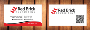 Business Card Design by Sbss for Footprints Recruiting, inc. | Design: #1214270